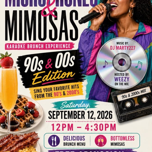 Microphones & Mimosas Brunch