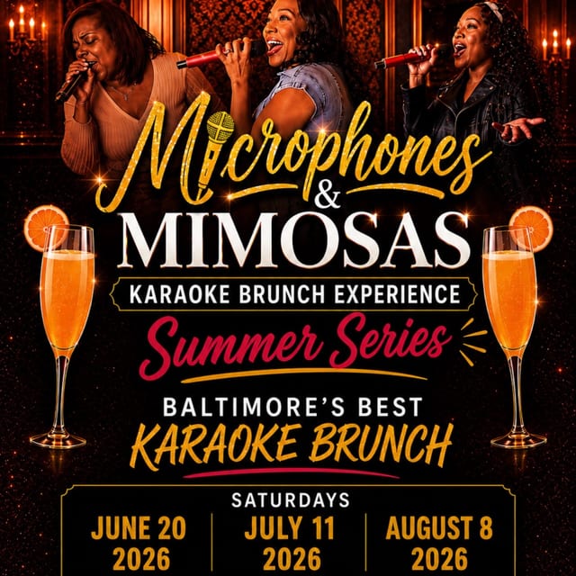 Microphones & Mimosas Brunch AUGUST 8