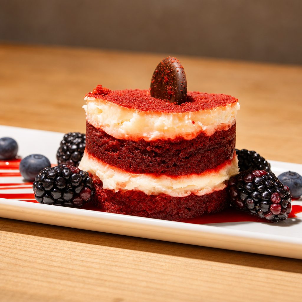 Red velvet cake.