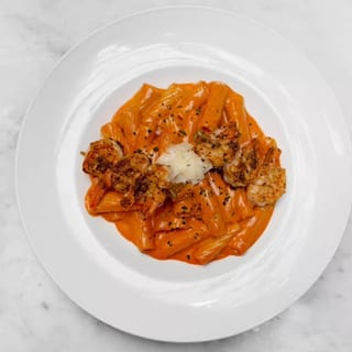 Rigatoni and Shrimp a la Vodka